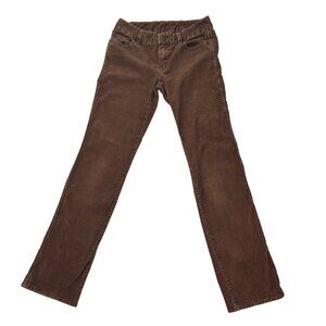 J.Crew Vintage Corduroy Pants Women’s 2 Tall (~28" x 33.5) Brown Straight Leg